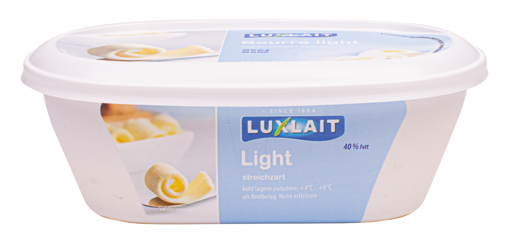 beurre de table light Luxlait